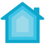 Free Blue PNG Home Icon With No Attribution Required