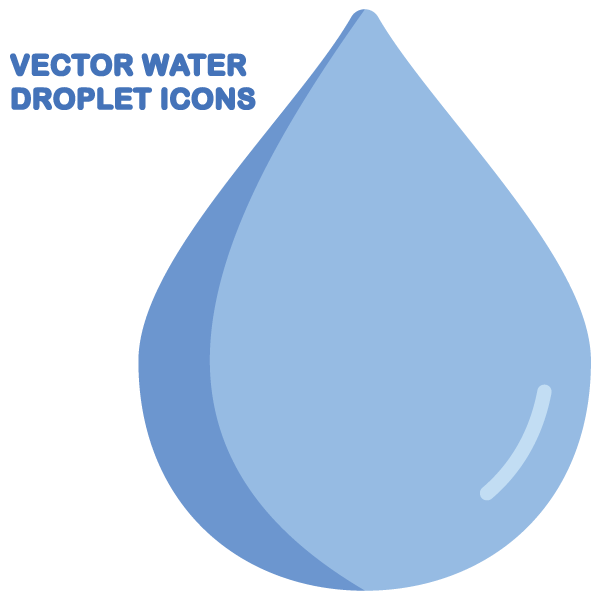 Free Vector Water Droplet Icons With No Attribution Required